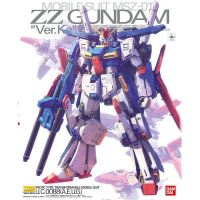 MG MSZ-010 ZZ Gundam (Ver. Ka) 1/100 Gunpla for sale in the UK