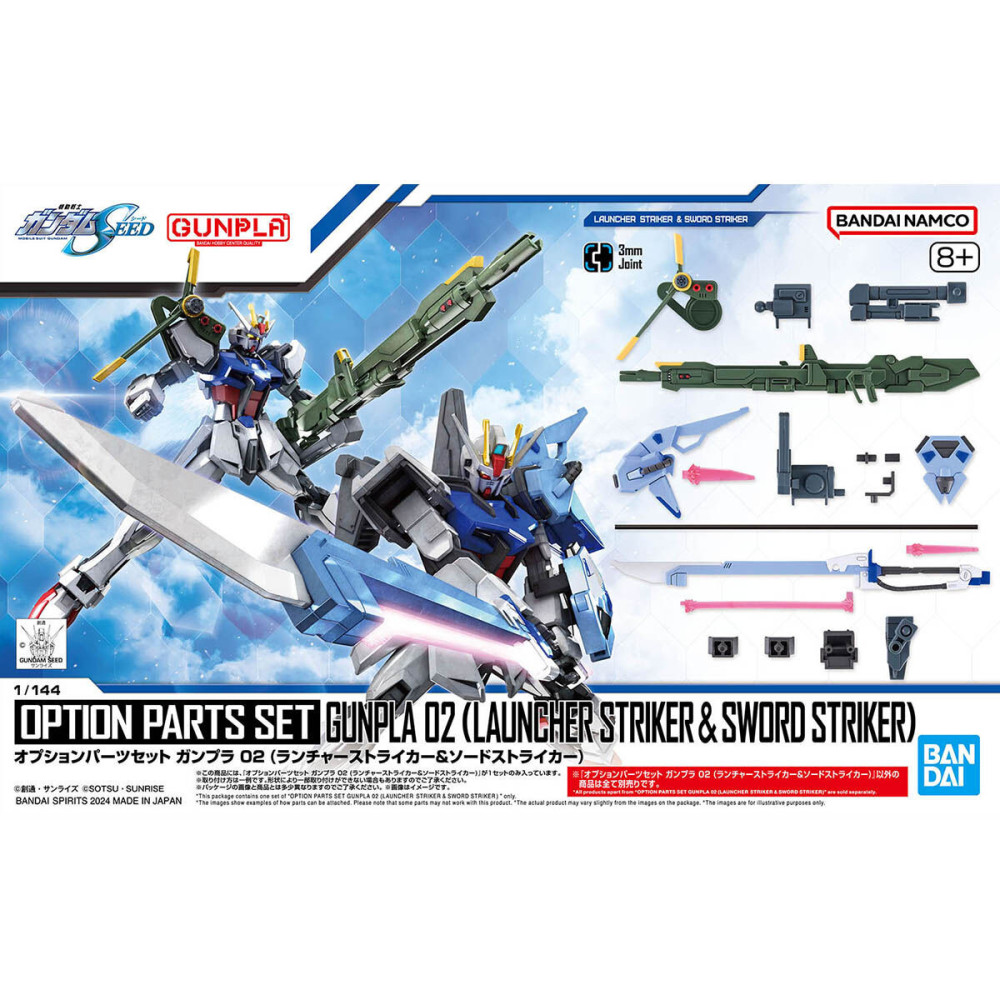 Option Parts Set Gunpla 02 (Launcher Striker & Sword Striker) 1/144 Gunpla UK Stock