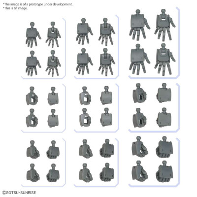 Option Parts Set for Gunpla 03 (Build Hands Edge) Gunpla UK Stock