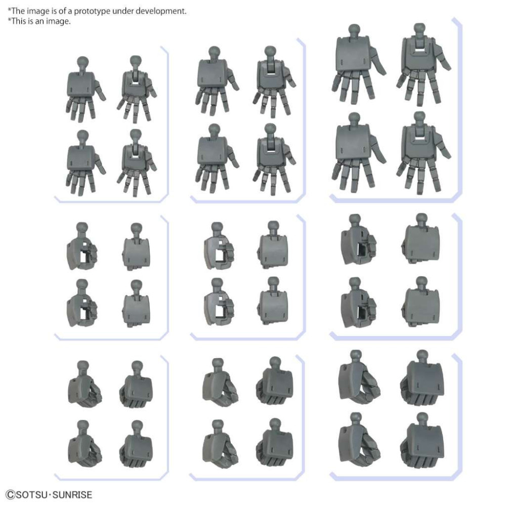 Option Parts Set for Gunpla 03 (Build Hands Edge) Gunpla UK Stock
