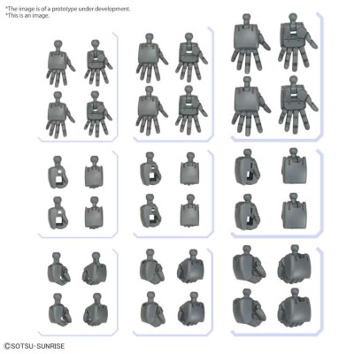 Option Parts Set Gunpla 04 Build Hands Round Gunpla for sale in the UK