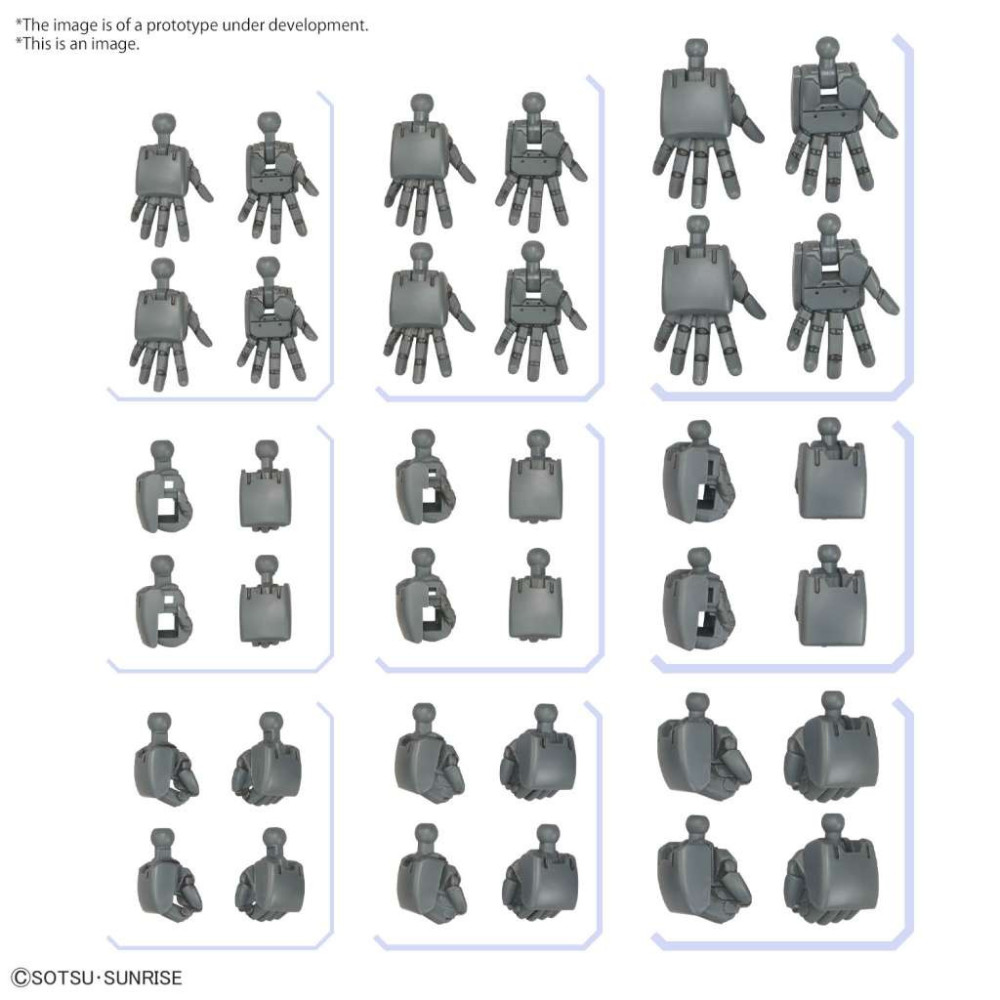 Option Parts Set Gunpla 04 Build Hands Round Gunpla for sale in the UK