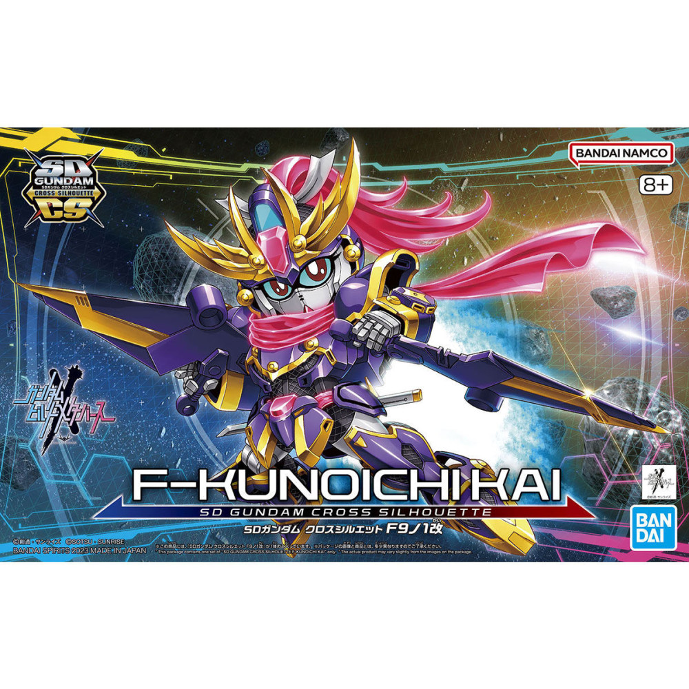 SD Gundam Cross Silhouette F-Kunoichi Kai Gunpla for sale in the UK