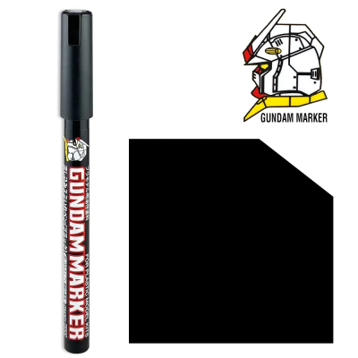 Gundam Marker GM-301 Black Extra Thin (Pour Type) Gunpla panel liner UK