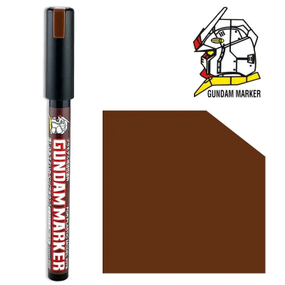 Gundam Marker GM-303 Brown Extra Thin (Pour Type) Gunpla Panel Liner UK