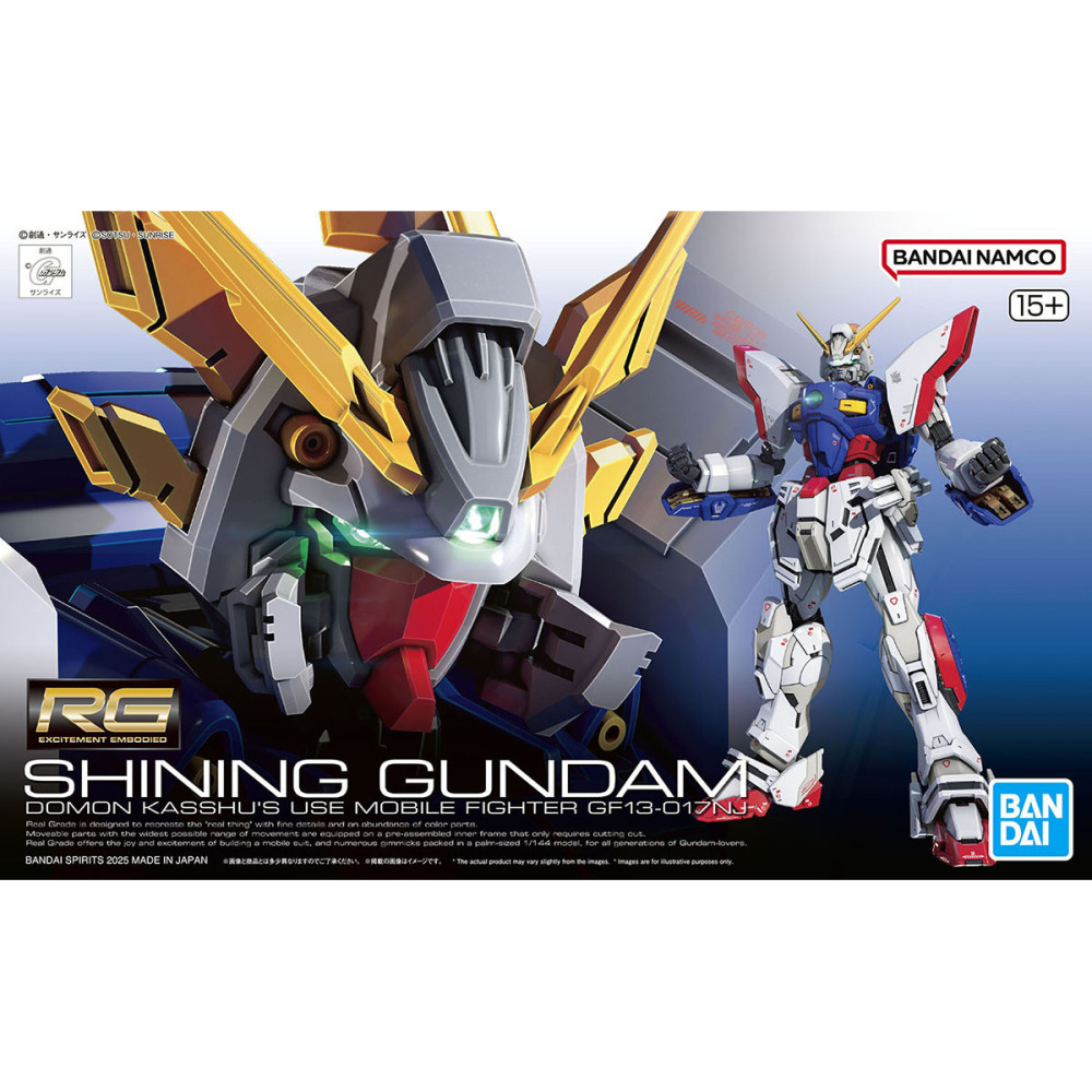 RG GF13-017NJ Shining Gundam 1/144 Gunpla kit for sale in the UK