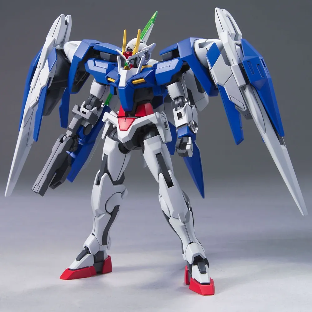 HG GN-0000 + GNR-010 00 Raiser + GN Sword III 1/144 Gupla UK Stock