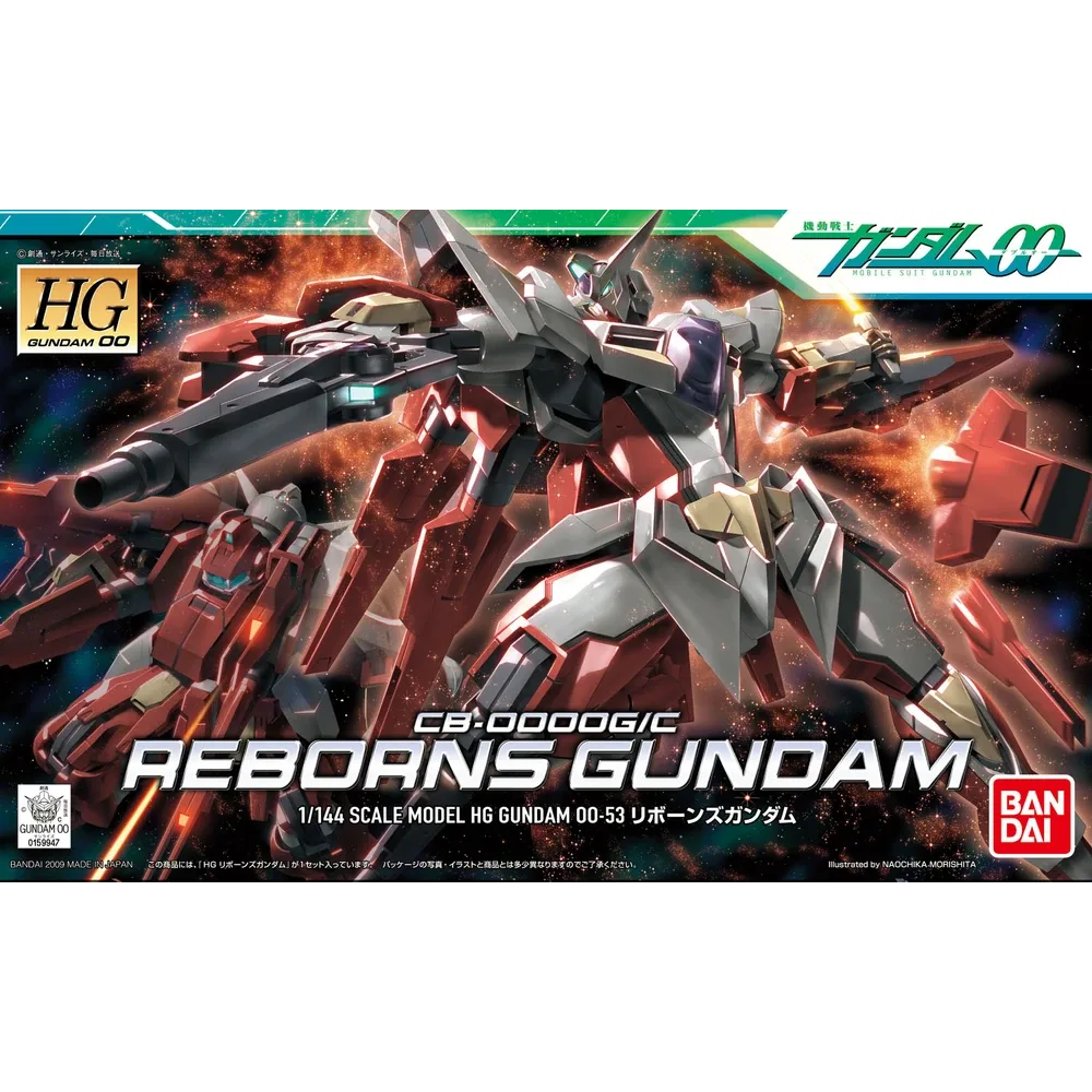 HG CB-0000G/C Reborns Gundam 1/144 Gunpla for sale in the UK
