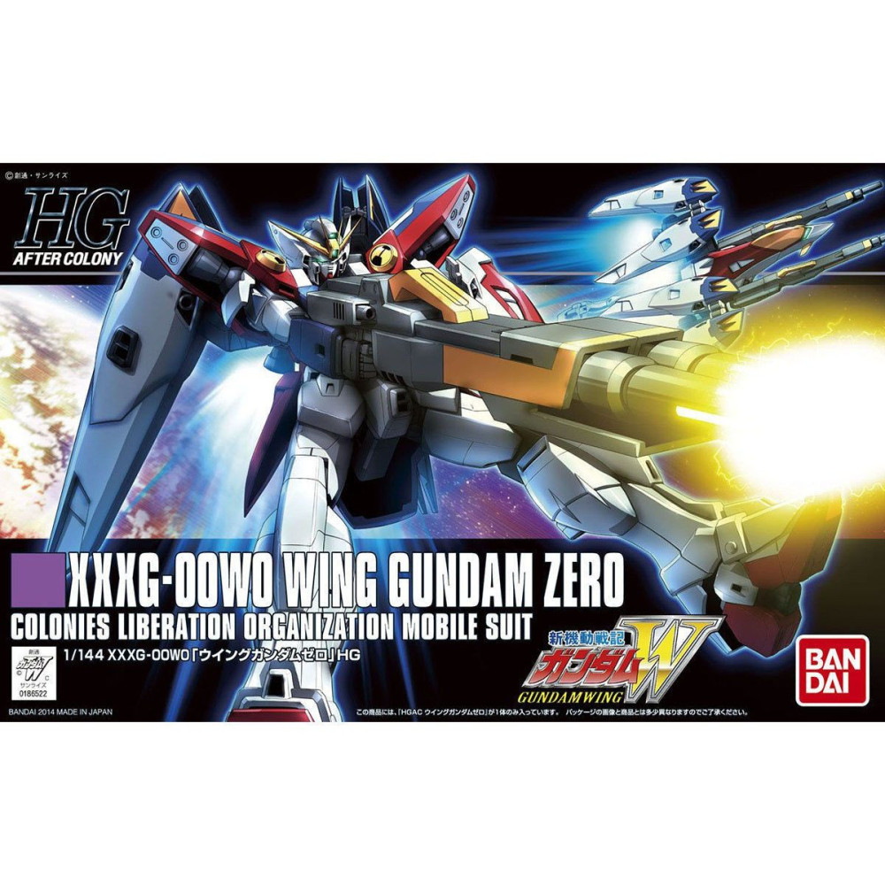 HG XXXG-00W0 Wing Gundam Zero 1/144 Gunpla for sale in the UK