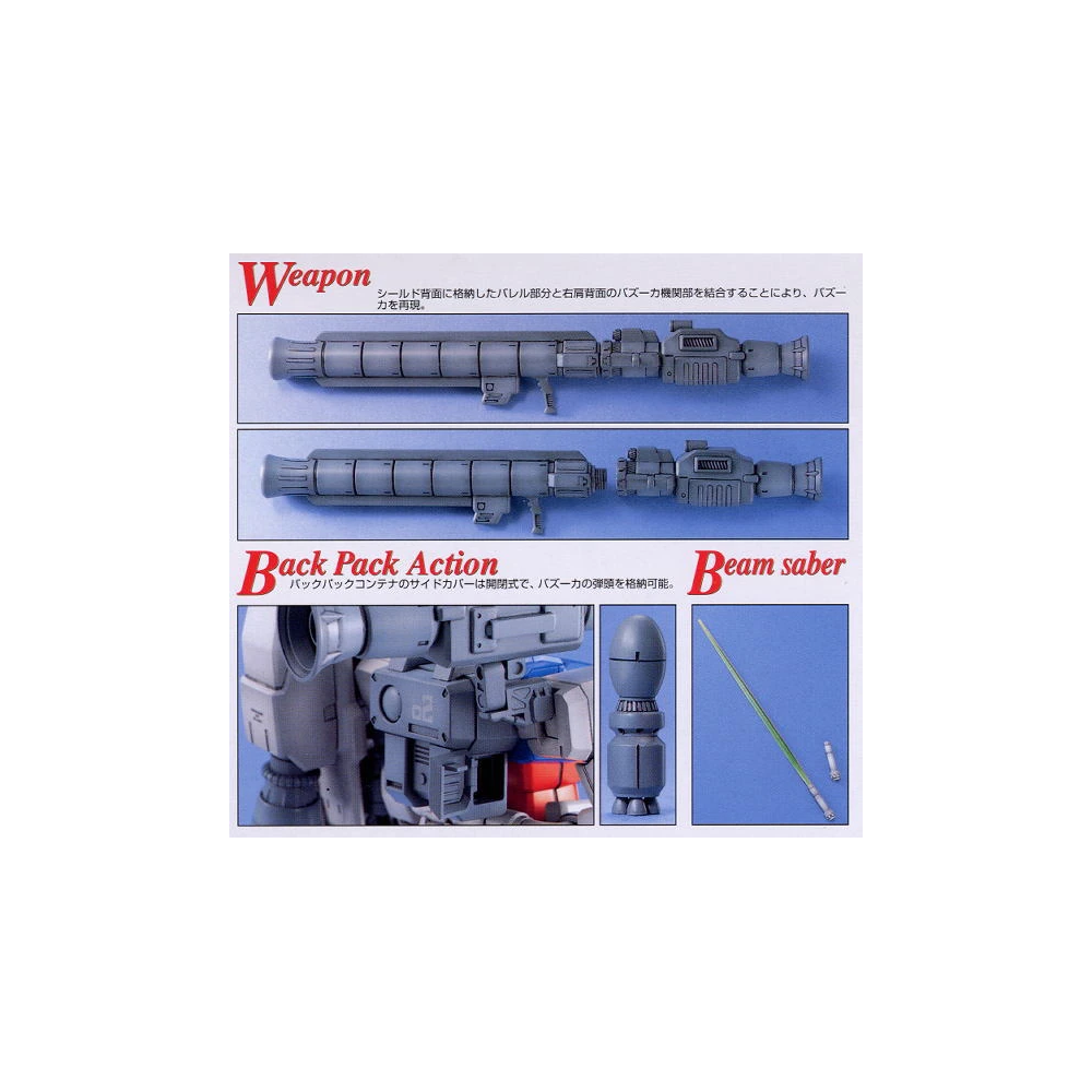 MG RX-78GP02A Gundam "Physalis" 1/100 Gunpla for sale in the UK