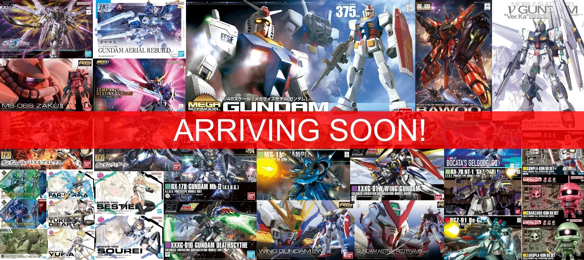 Incoming Gunpla and Plamo Restock July 2026