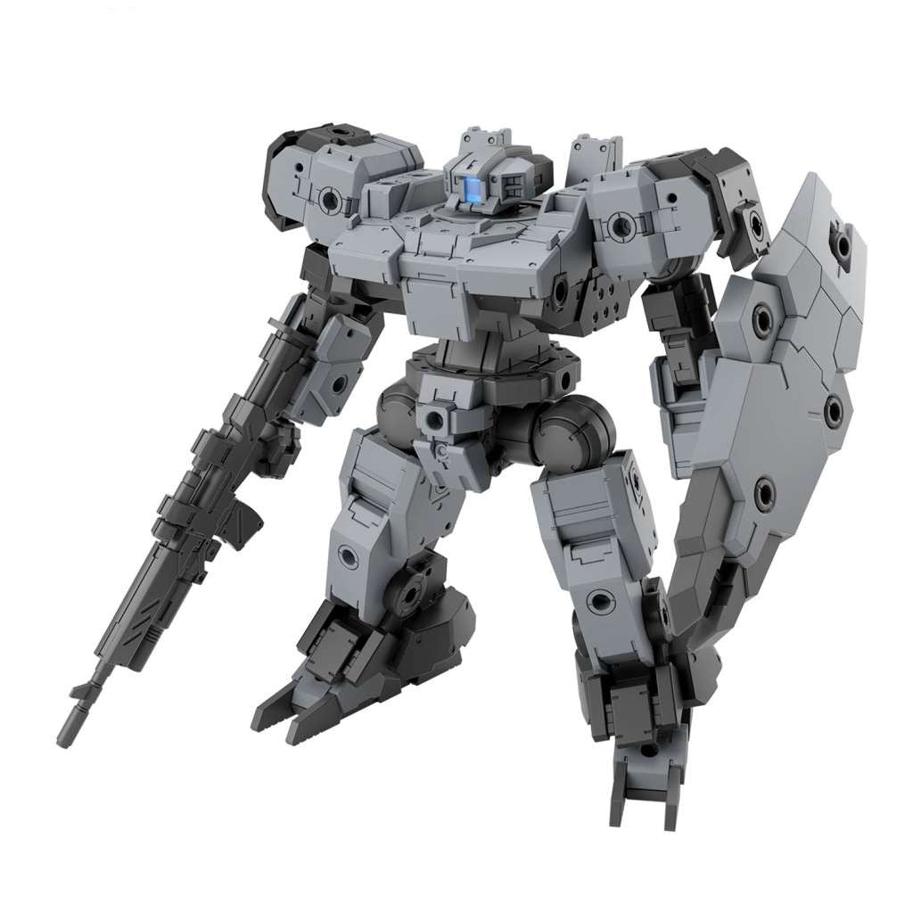 Gray robot model on a white background 