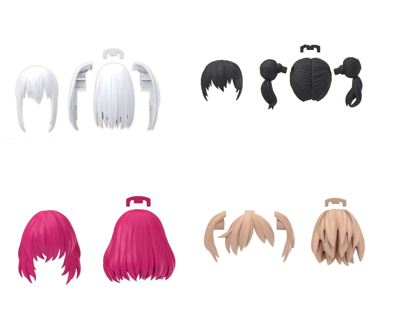 30MS Option Hair Style Parts Vol. 10 All 4 Types