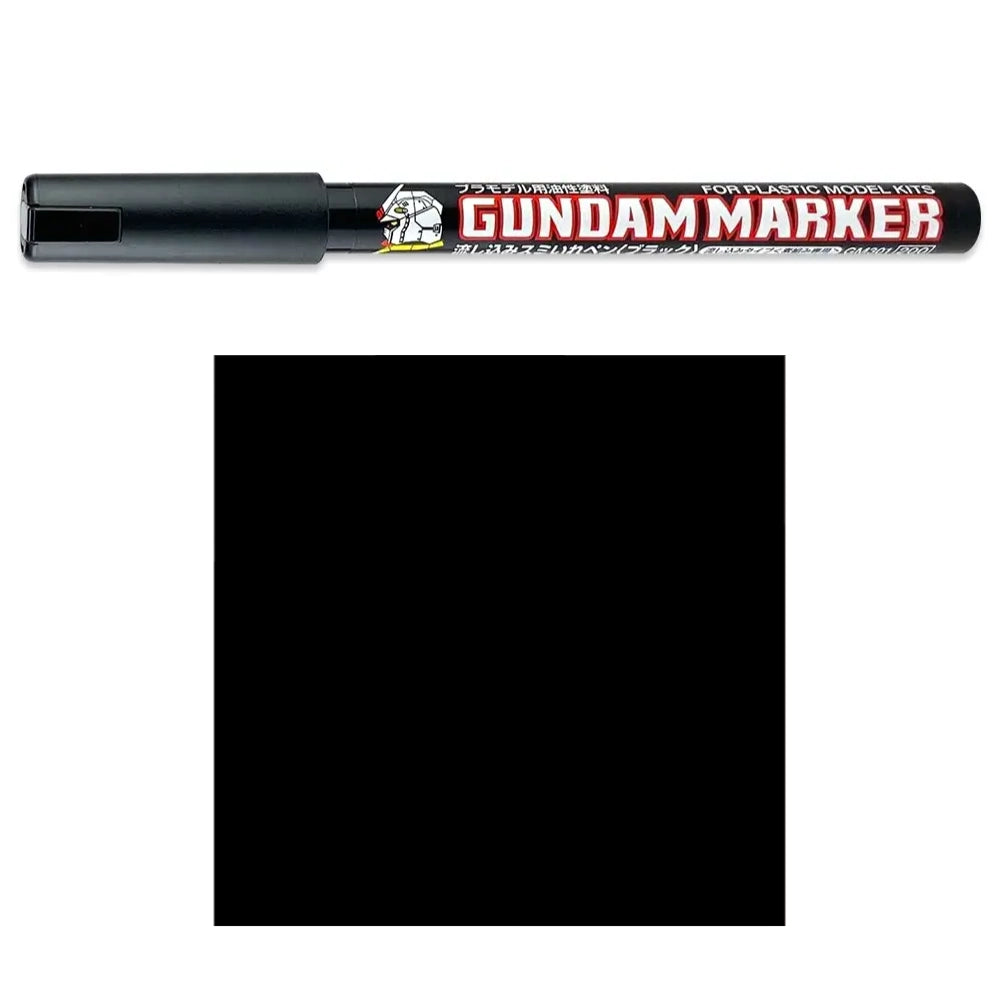 Gundam Marker GM-301 Black Extra Thin Panel Liner (Pour Type)