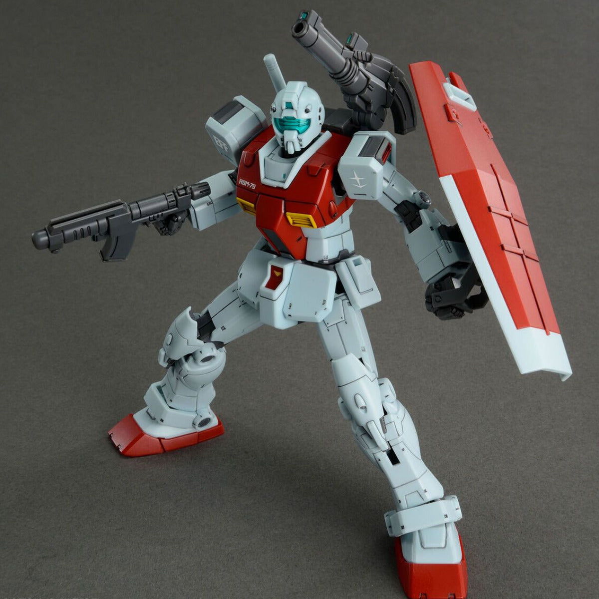 HG RGM-79 GM (Shoulder Cannon / Missile Pod) 1/144