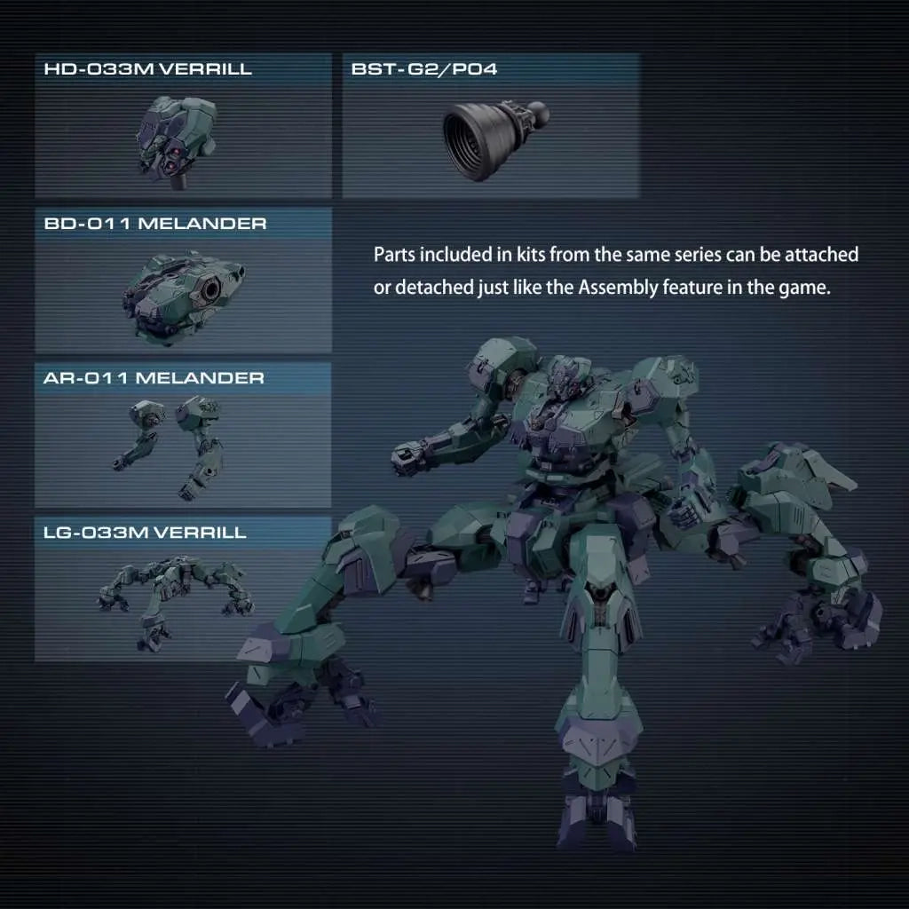 30MM Armored Core VI BD-011 Melander Liger Tail