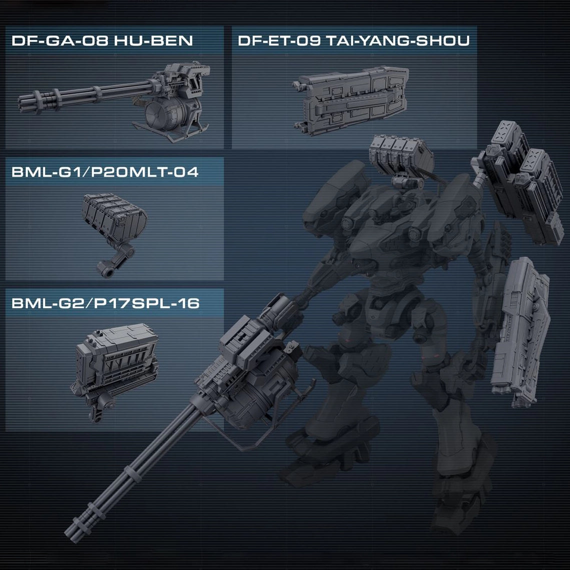 30MM Armored Core VI Fires of Rubicon - Weapon Set 04
