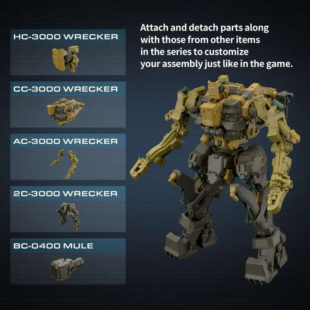 30MM Armored Core VI RaD CC-3000 Wrecker Milk Tooth