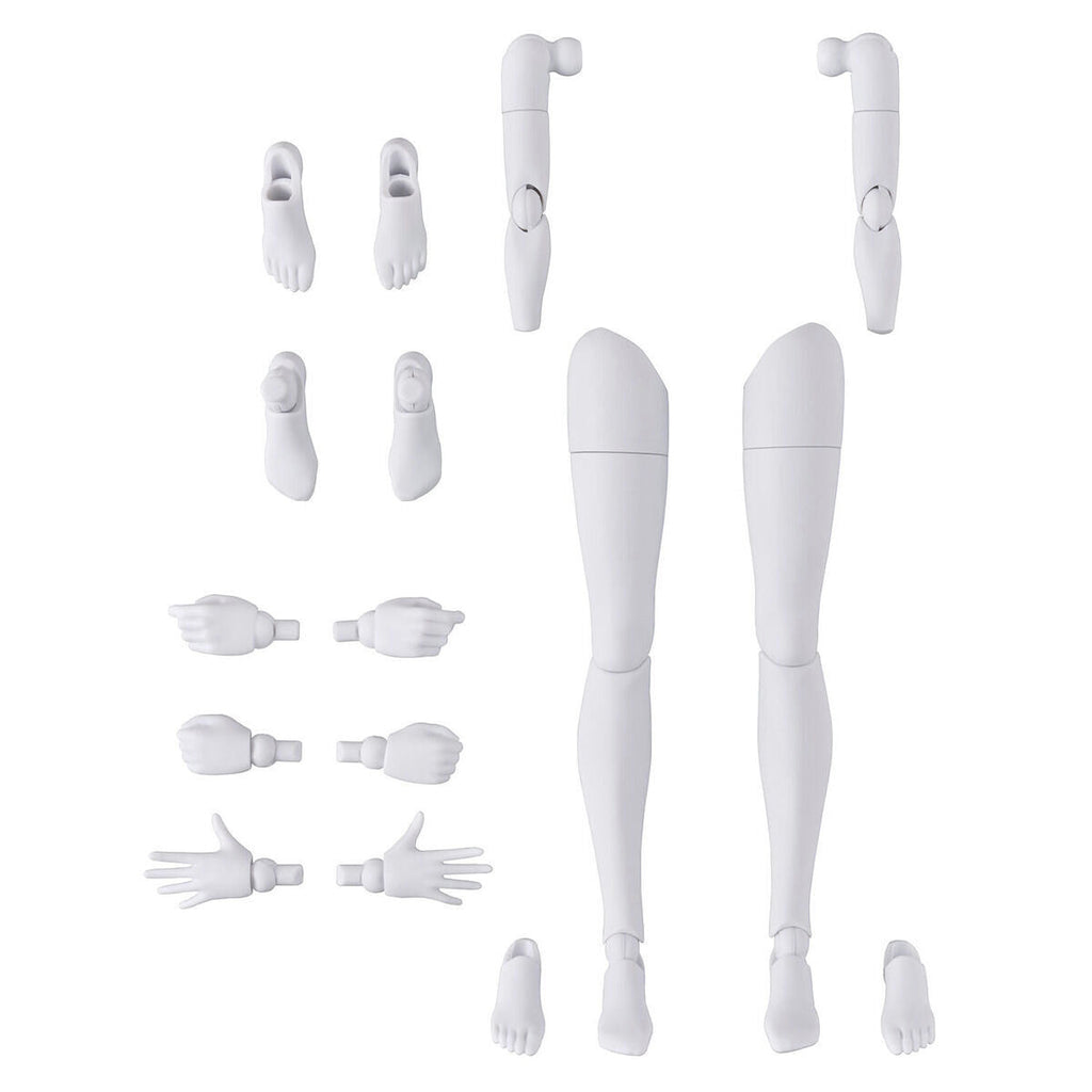 30MS Option Body Parts Arm Parts & Leg Parts [White / Black] OB-12