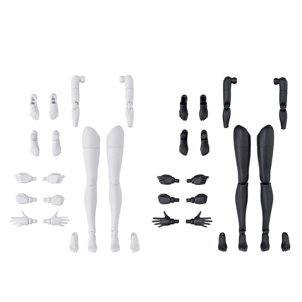 30MS Option Body Parts Arm Parts & Leg Parts [White / Black] OB-12