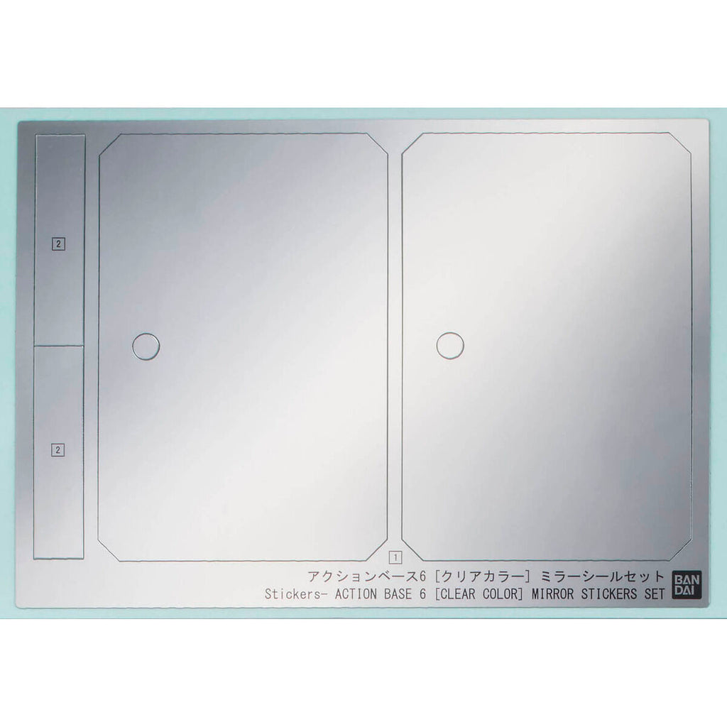 Action Base 6 [Clear Colour] Mirror Sticker Set