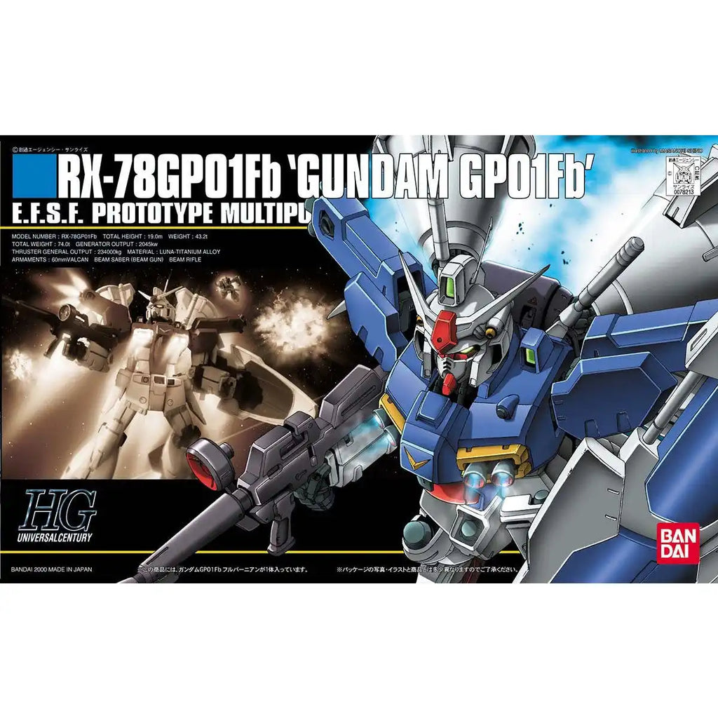 HGUC RX-78GP01-Fb Gundam GP01Fb Zephyranthes Full Burnen 1/144