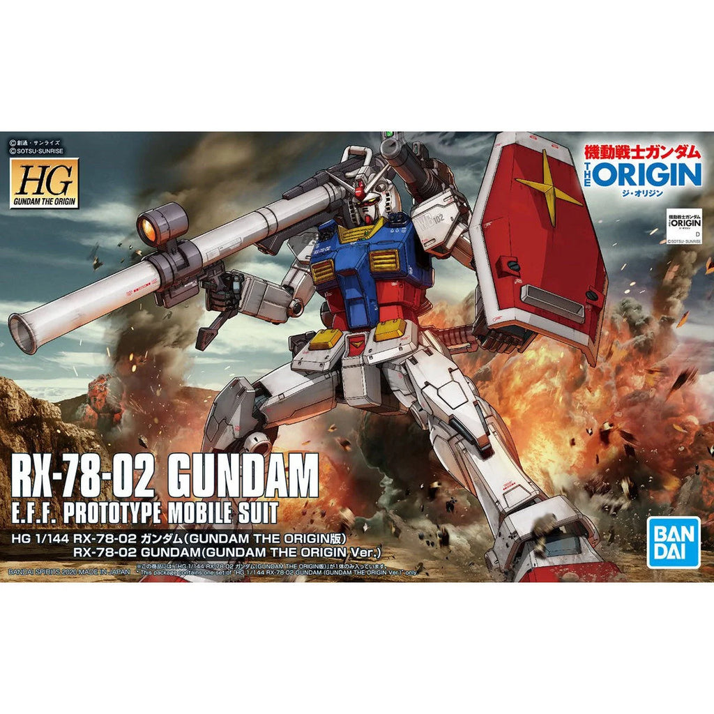 HG RX-78-02 Gundam (Gundam the Origin) 1/144