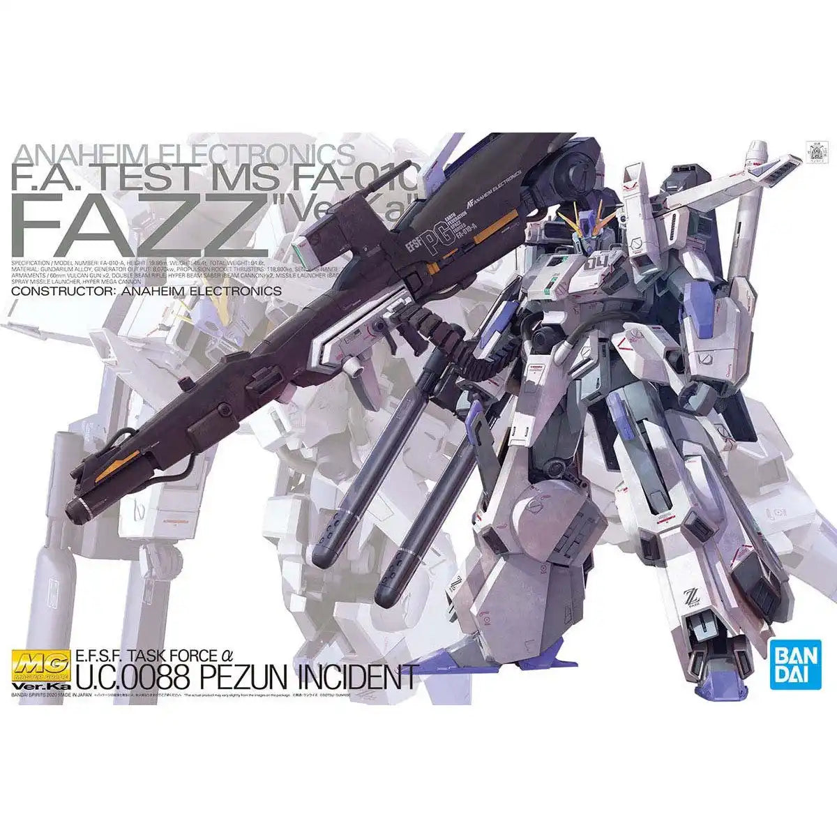 MG FA-101A FAZZ (Ver. Ka) 1/100
