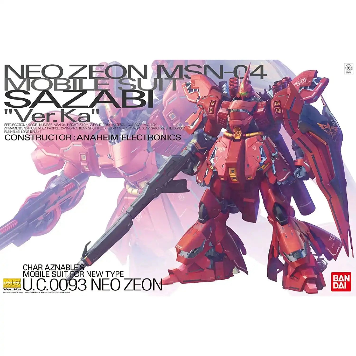 MG MSN-04 Sazabi (Ver. Ka) 1/100