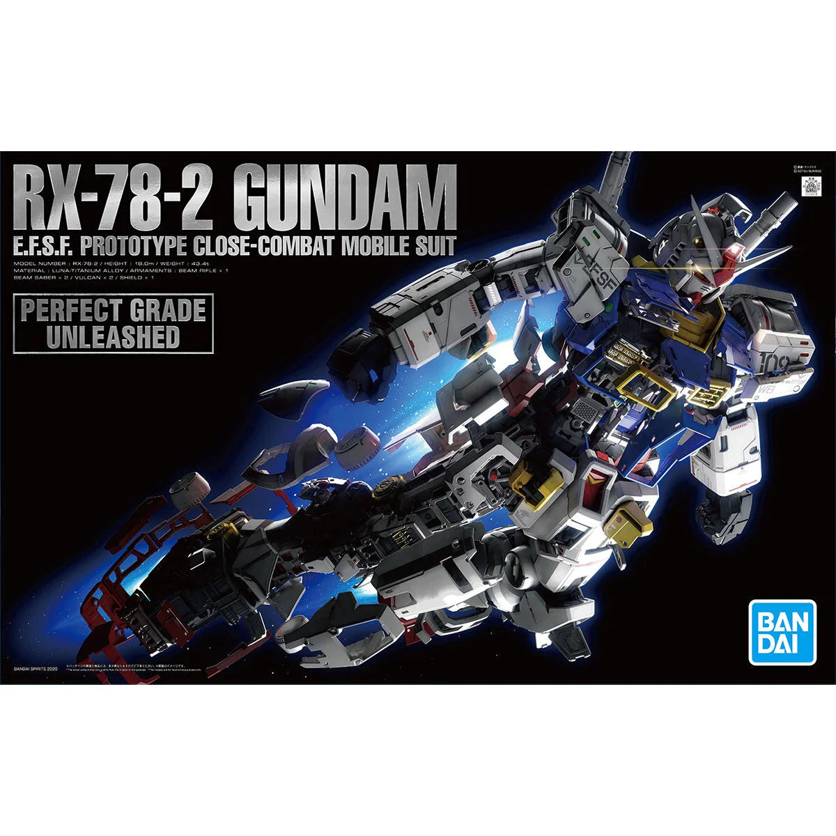 ロボット RX-78-2 GUNDAM PG Unleashed PG Unleashed RX-78-2 Gundam 1/60 Gunpla - UK Stock – Big Robots Rock