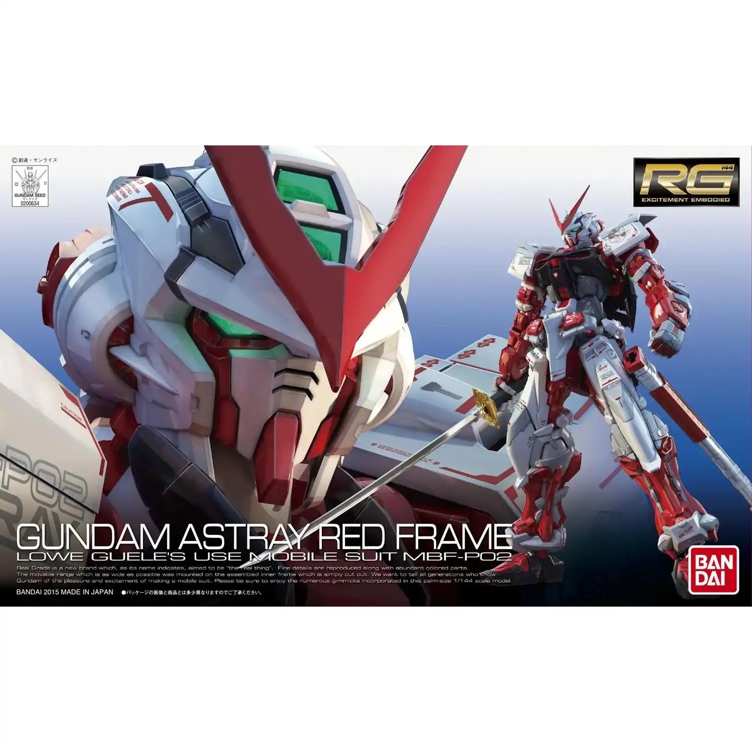 RG Gundam Astray Red Frame 1/144